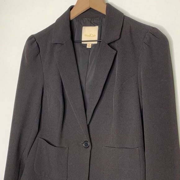 ModCloth black modern blazer size Small - Picture 2 of 9